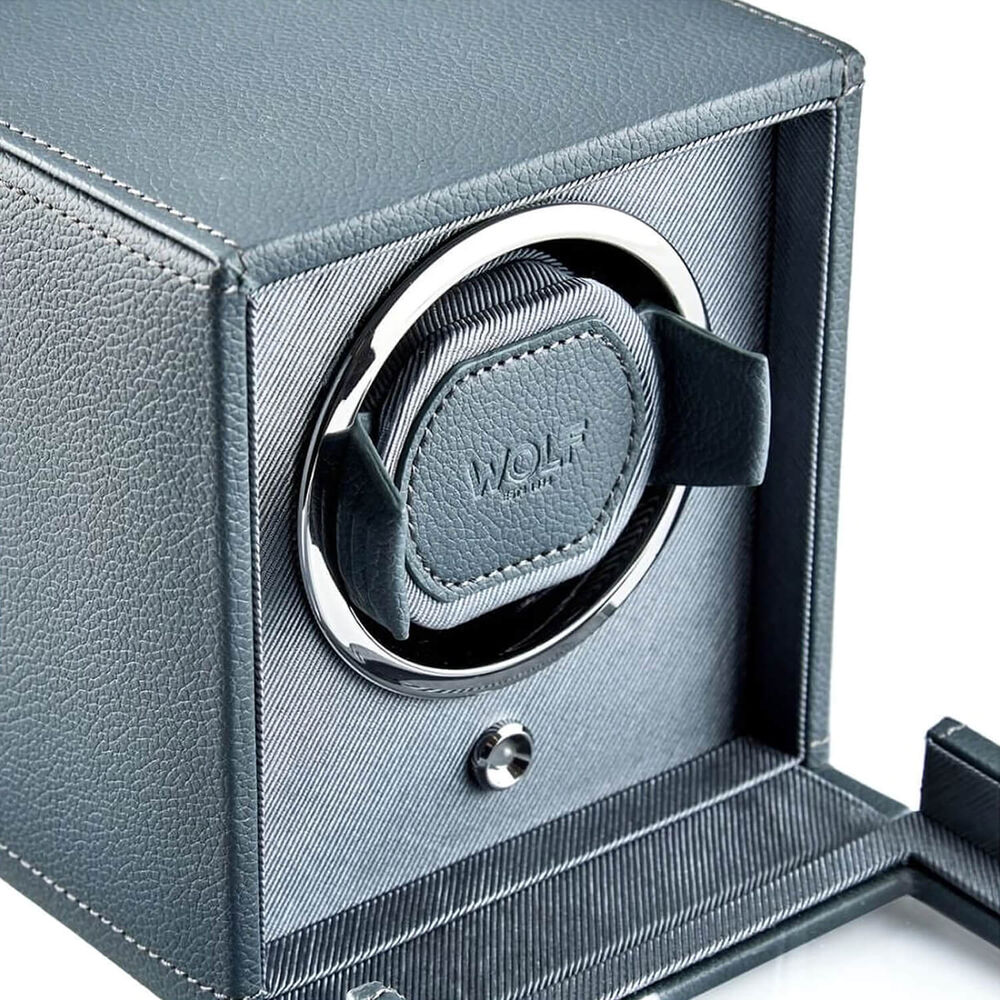 WOLF Cub Future Grey Single Watch Winder With Cover