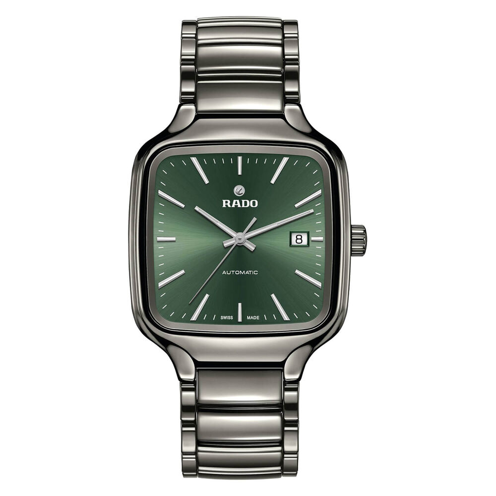 Rado True Square Automatic Green Dial 38mm Unisex Watch image number 0