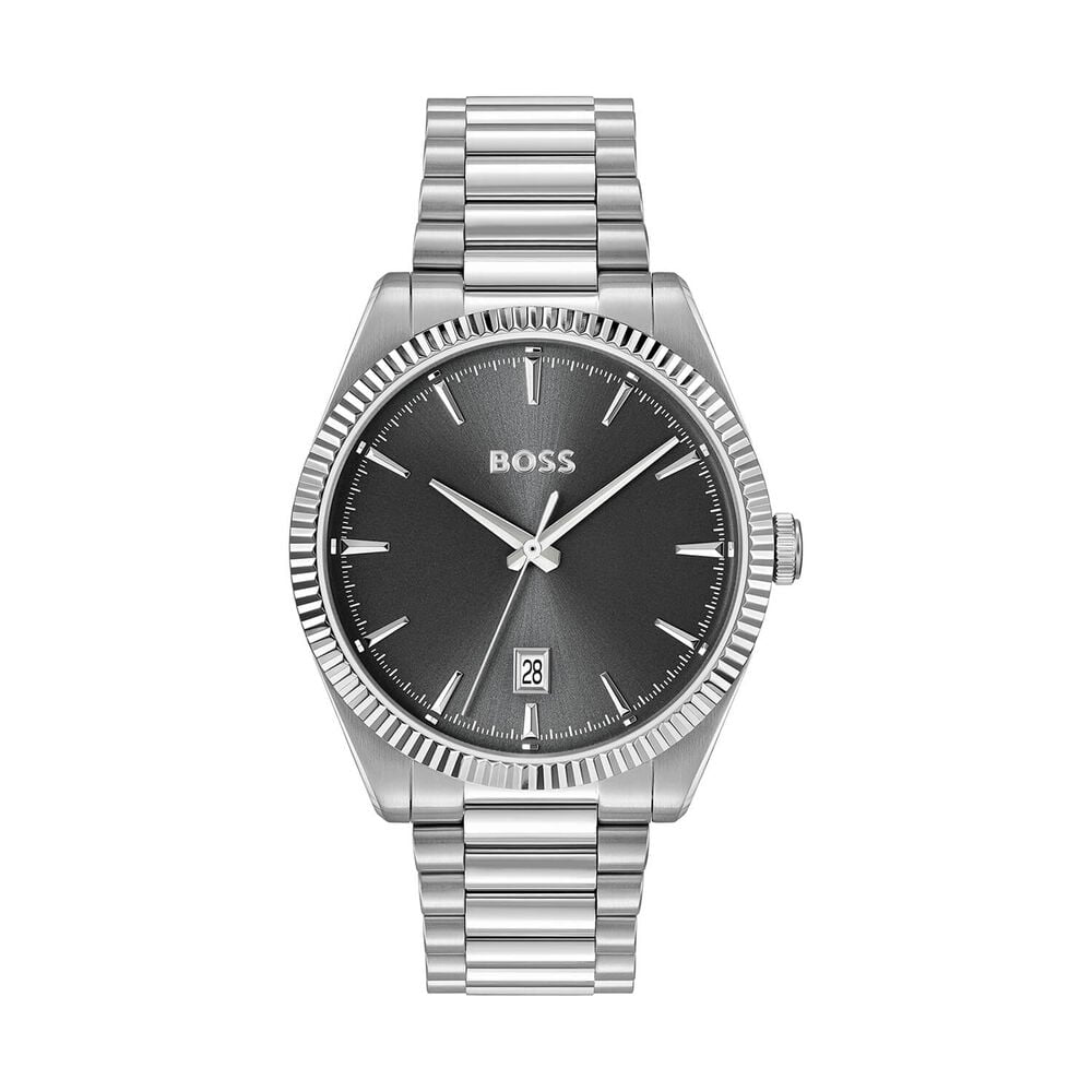 BOSS Cheswick 40mm Black Dial Stainless Steel Bracelet Watch image number 0