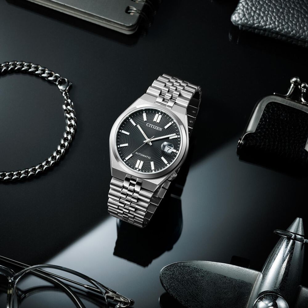 Citizen Tsuyosa 60 Automatic 40mm Black Dial Steel Bracelet Watch image number 7