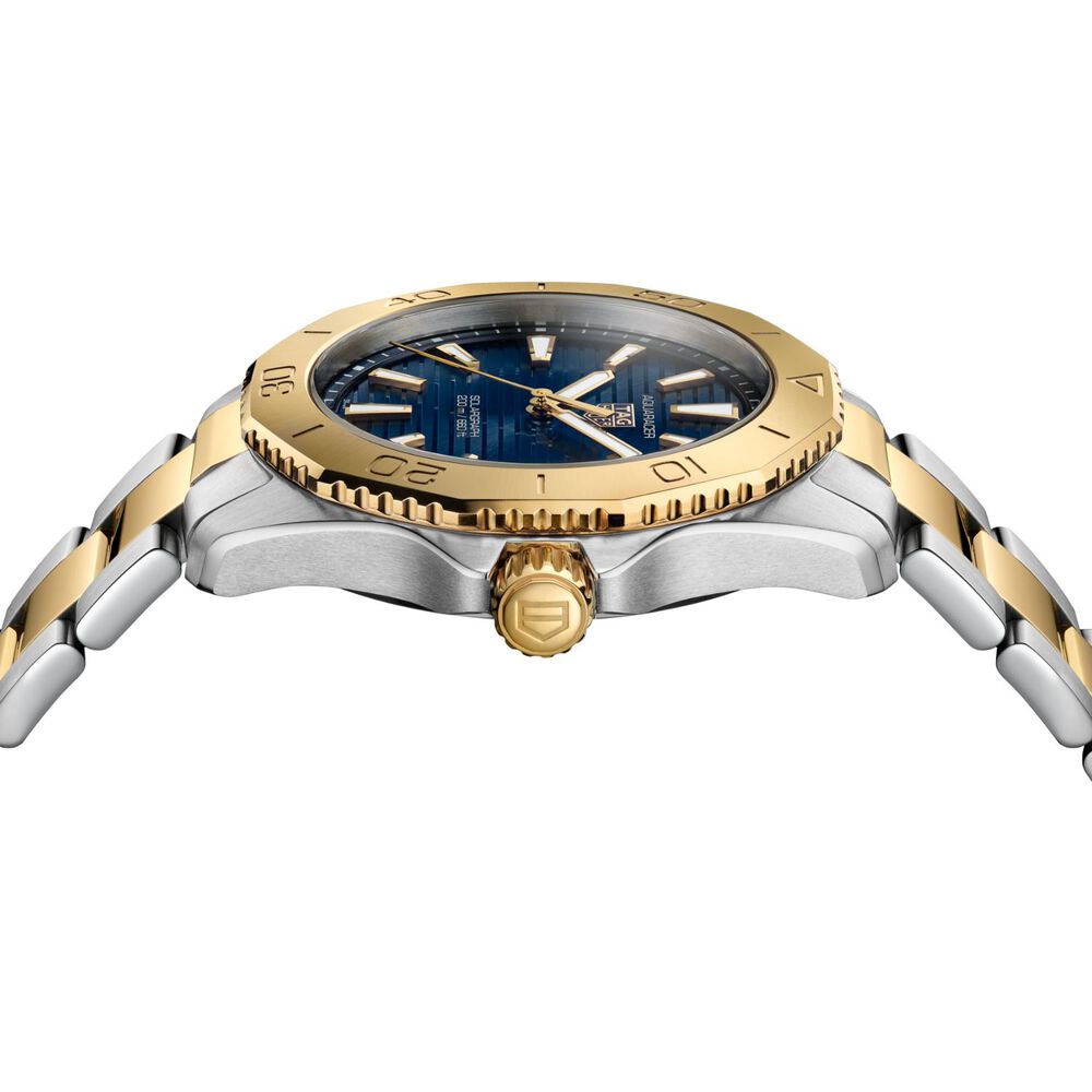TAG Heuer Aquaracer Professional 200 Solargraph 40mm Blue Dial Bracelet Watch image number 3
