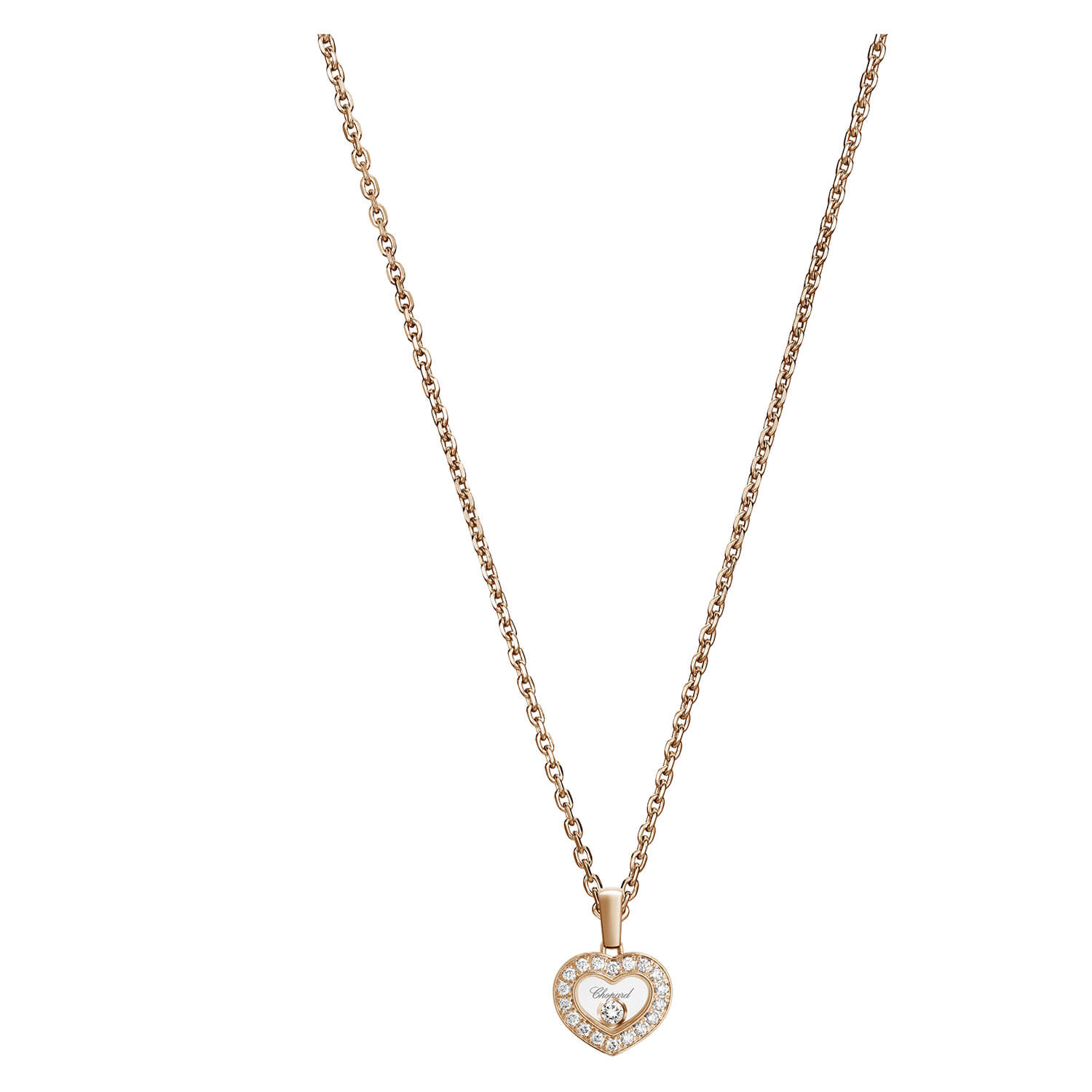 Happy diamond necklace on sale