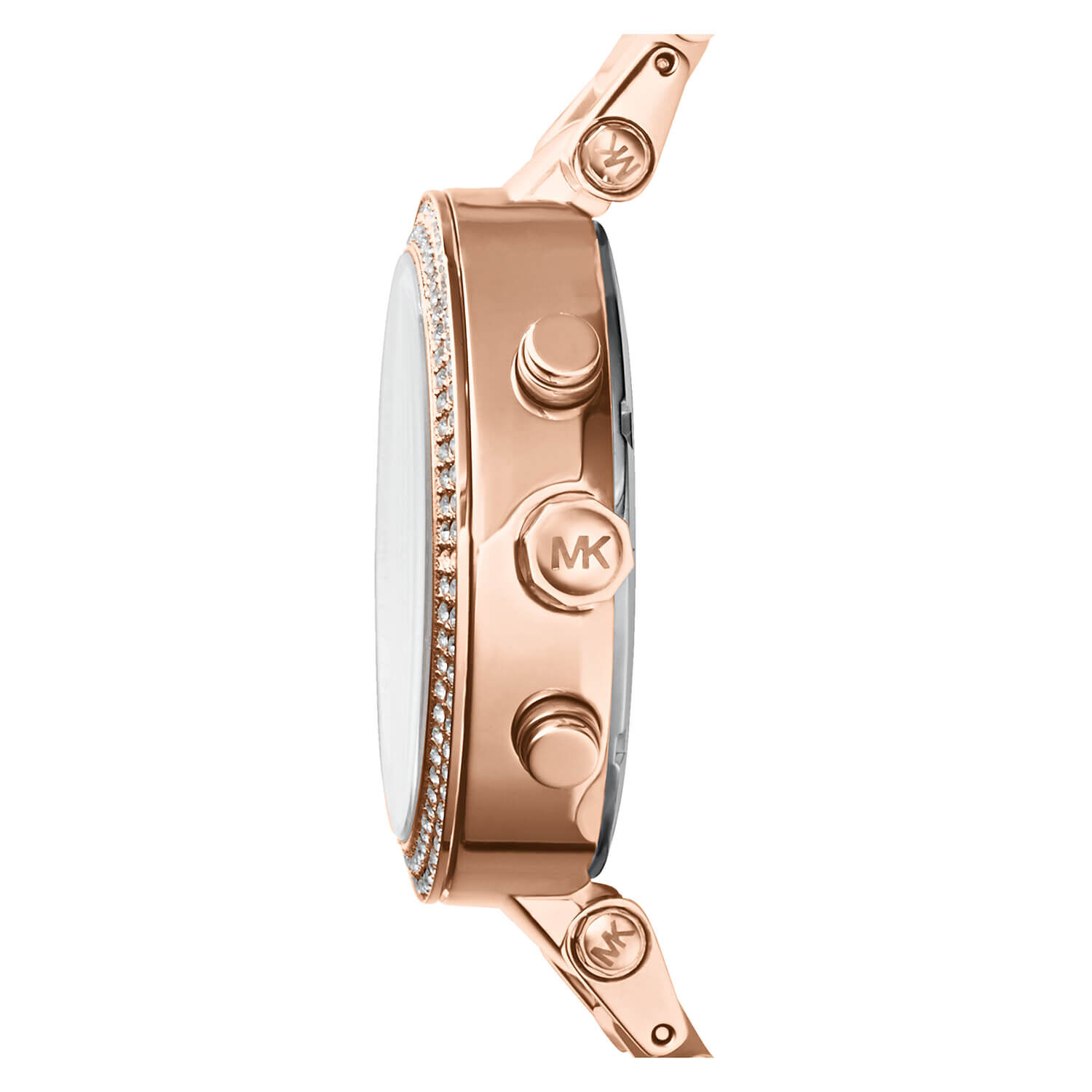 Michael Kors Parker Rose Chronograph Cubic Zirconia Watch