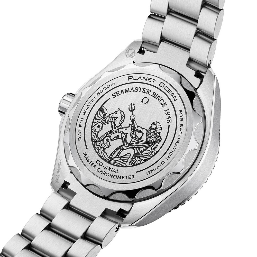 OMEGA Seamaster Planet Ocean 6000 Ultra Deep 45.5 Blue Dial Steel Bracelet Watch image number 3
