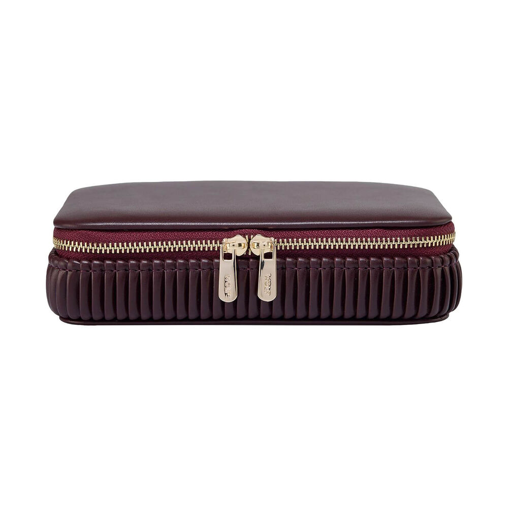 WOLF Bella Bordeaux Jewellery Zip Case
