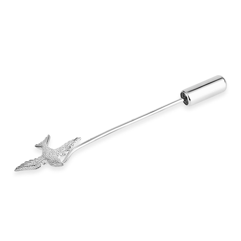 Sterling Silver Dove Lapel Pin