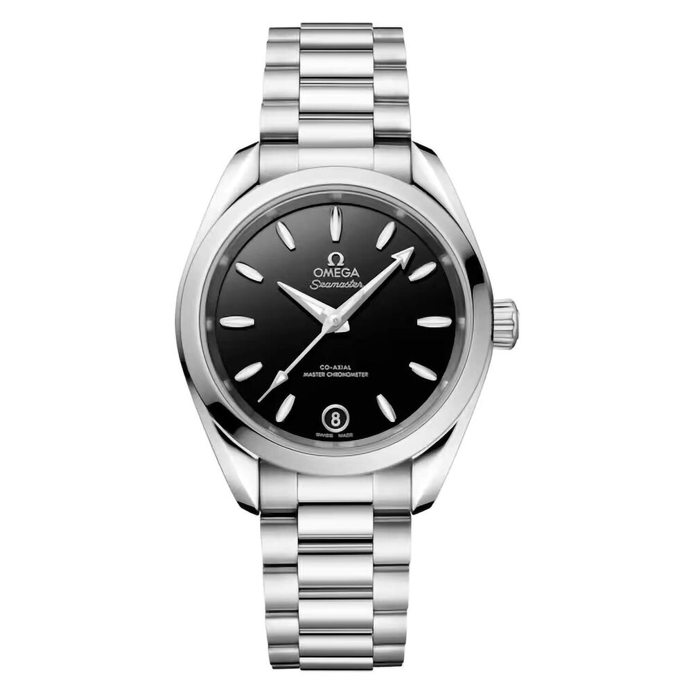 OMEGA Seamaster Aqua Terra 150M 34mm Black Dial Steel Bracelet Watch image number 0