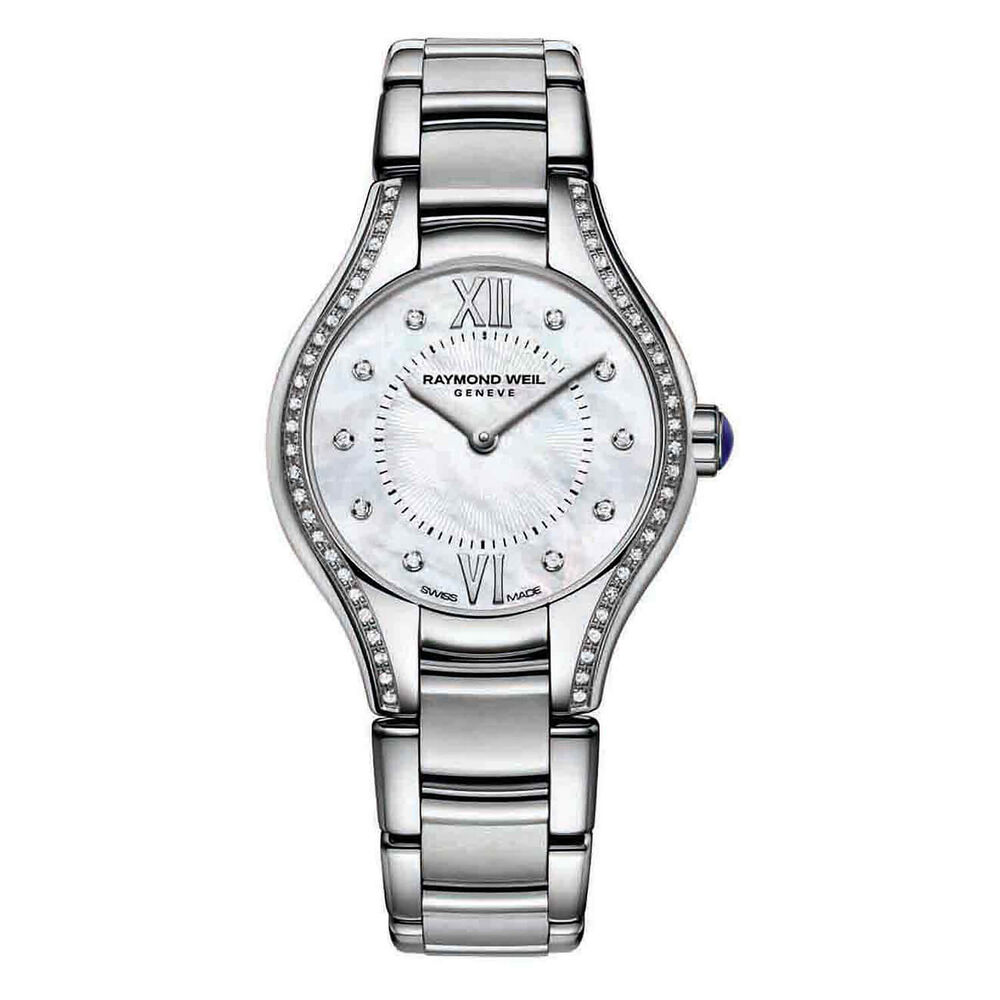 Raymond Weil Noemia White Diamond Dot Dial Stainless Steel Bracelet Watch image number 0