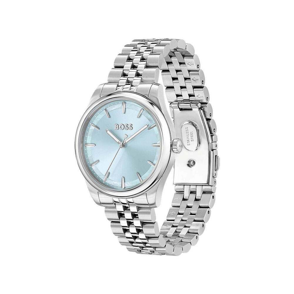 BOSS Graceful 36mm Light Blue Dial Stainless Steel Bracelet Watch image number 2