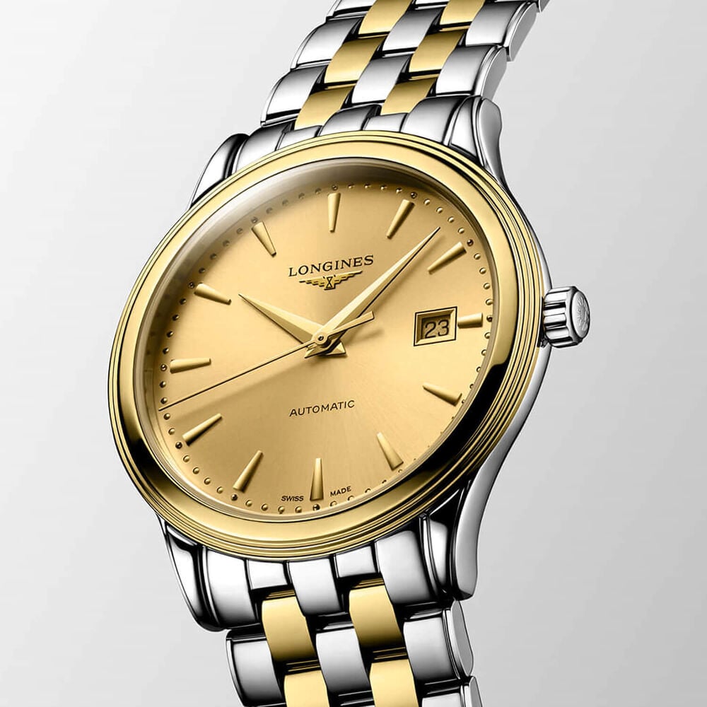 Longines Elegance Flagship Classic 30mm Dial Gold PVD Steel Bracelet Watch image number 1