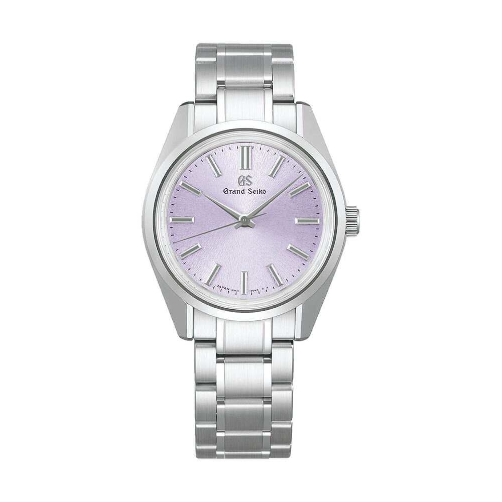 Grand Seiko Heritage ‘Purple Kiri’ 36.5mm Purple Dial Steel Bracelet Watch