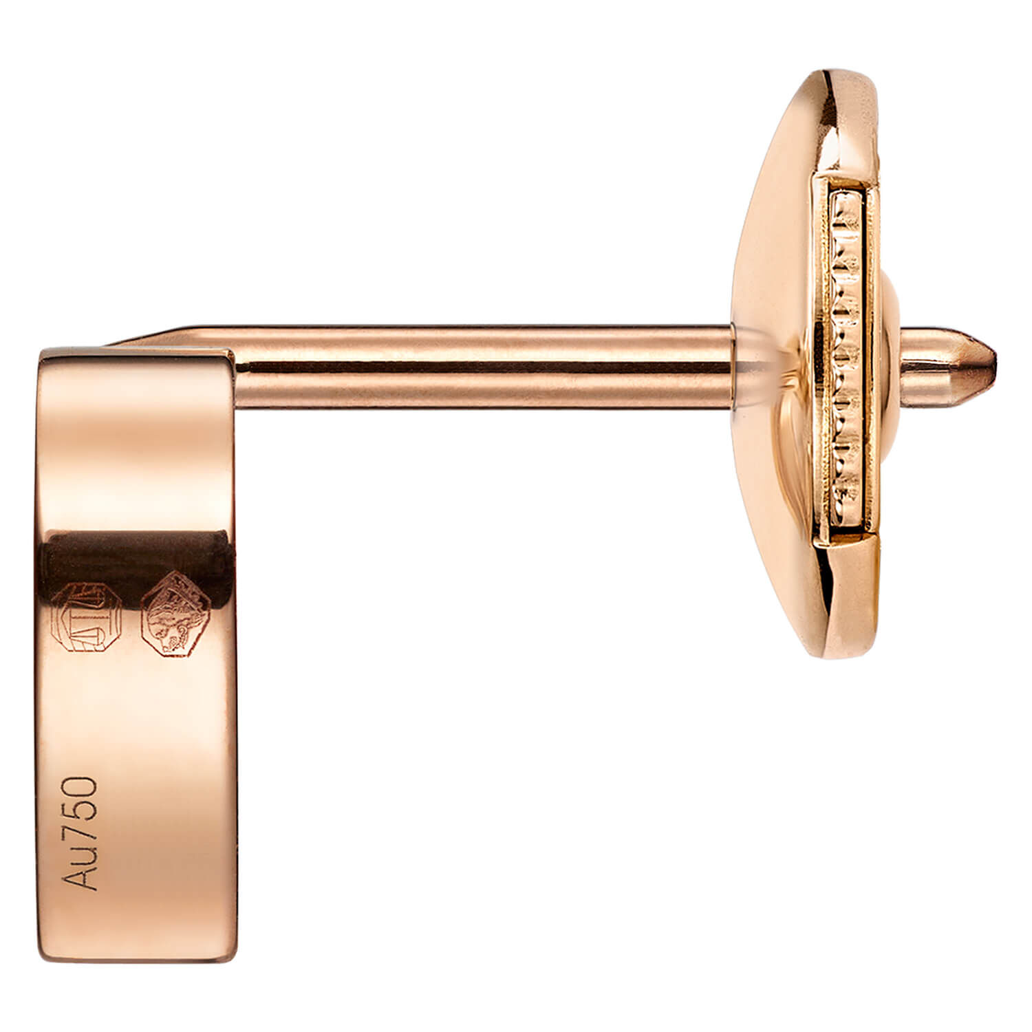 Chopard My Happy Hearts 18ct Rose Gold Pink Opal Earring Chopard My Happy Hearts 18ct Rose Gold Pink Opal Earring