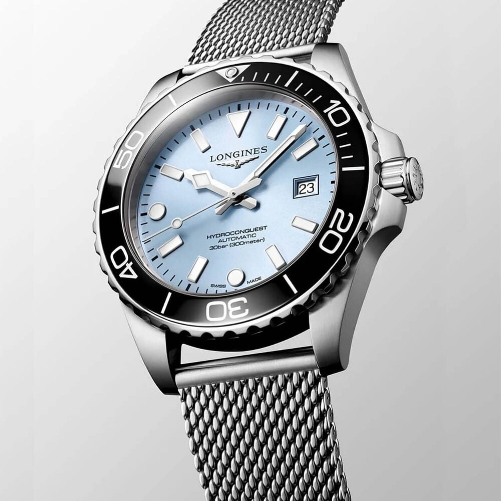 Longines Hydroconquest 42mm Blue Dial Stainless Steel Bracelet Watch