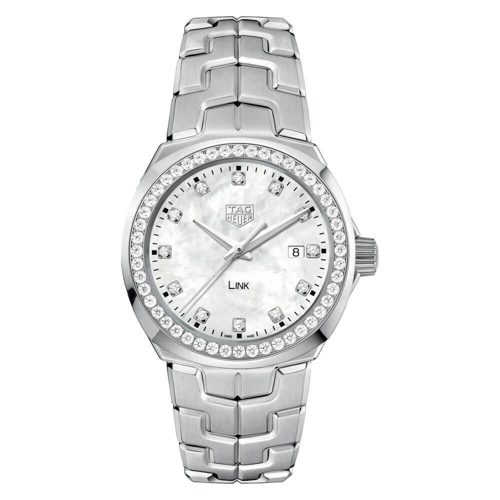 TAG Heuer Link 32mm Diamond Dot Steel Case Watch image number 0