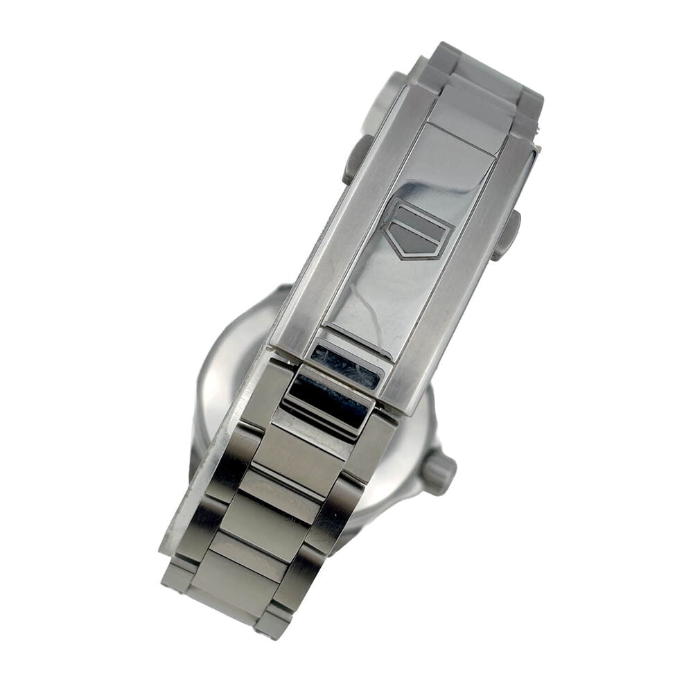 Pre-Owned TAG Heuer Aquaracer Professional 200 Date 30mm Red MOP Dial Diamond Bracelet Watch image number 3