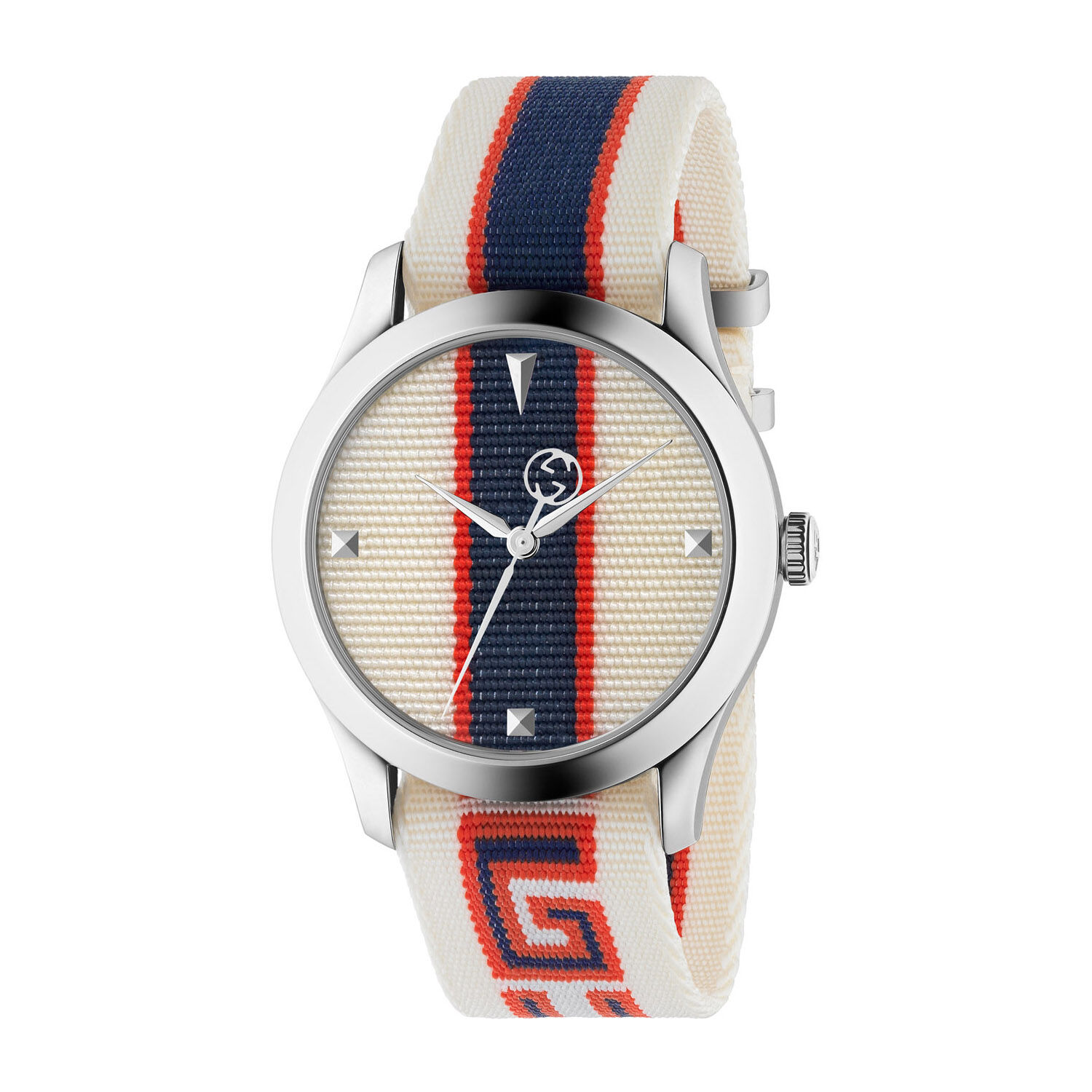 Gucci watch fabric strap sales