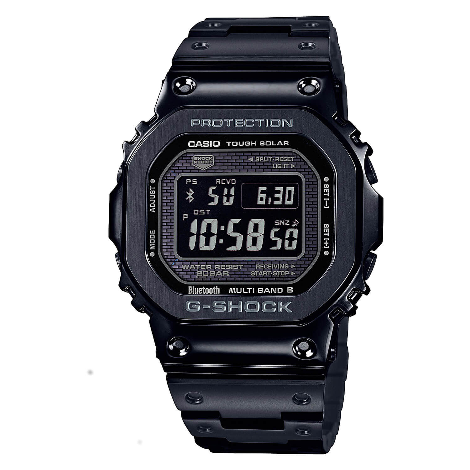 Casio G Shock 35th Anniversary Digital Solar All Black PVD Case Watch
