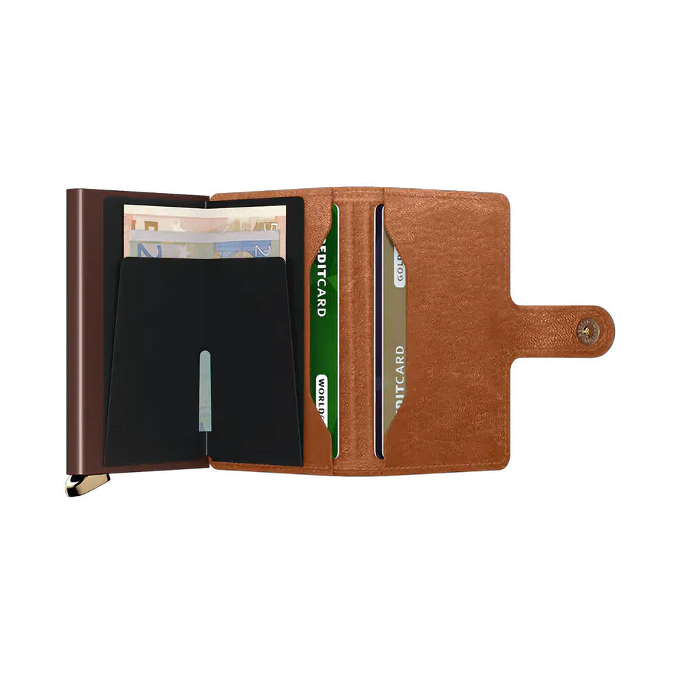 Secrid Emboss Lines Cognac Miniwallet image number 1