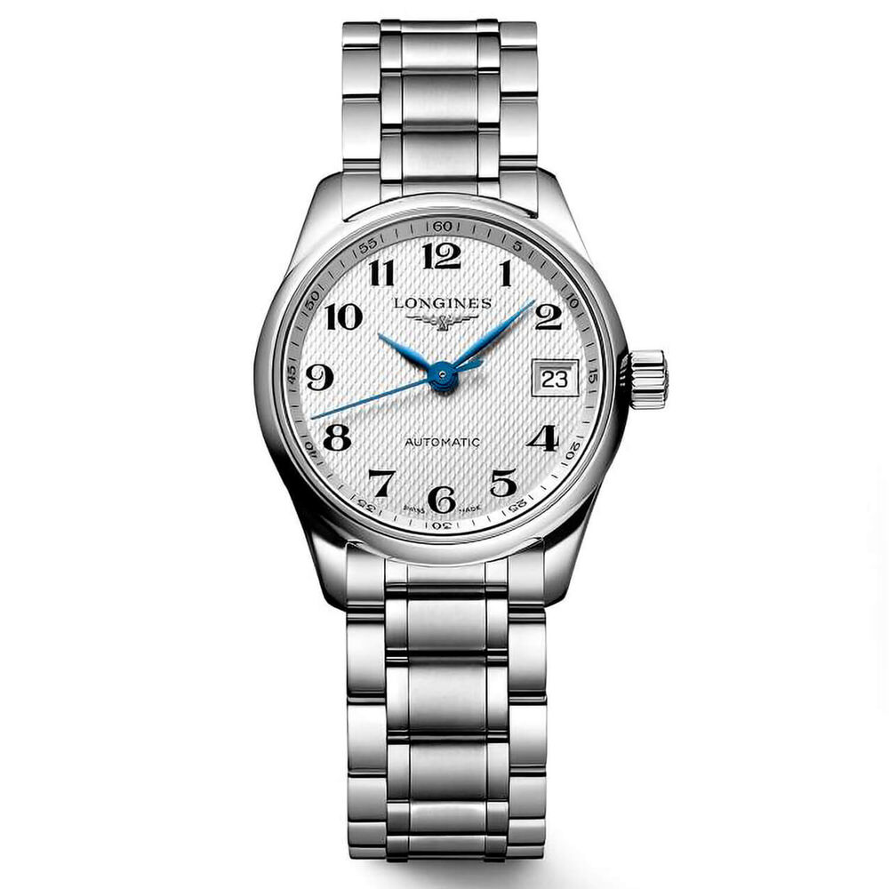 Longines Master Collection Automatic White Steel Case Bracelet Watch image number 1