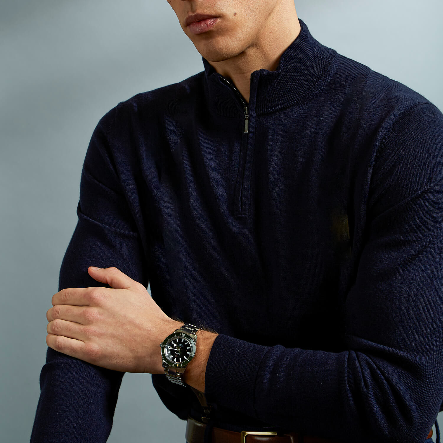Rado Captain Cook 42mm Black Dial Black Bezel Bracelet