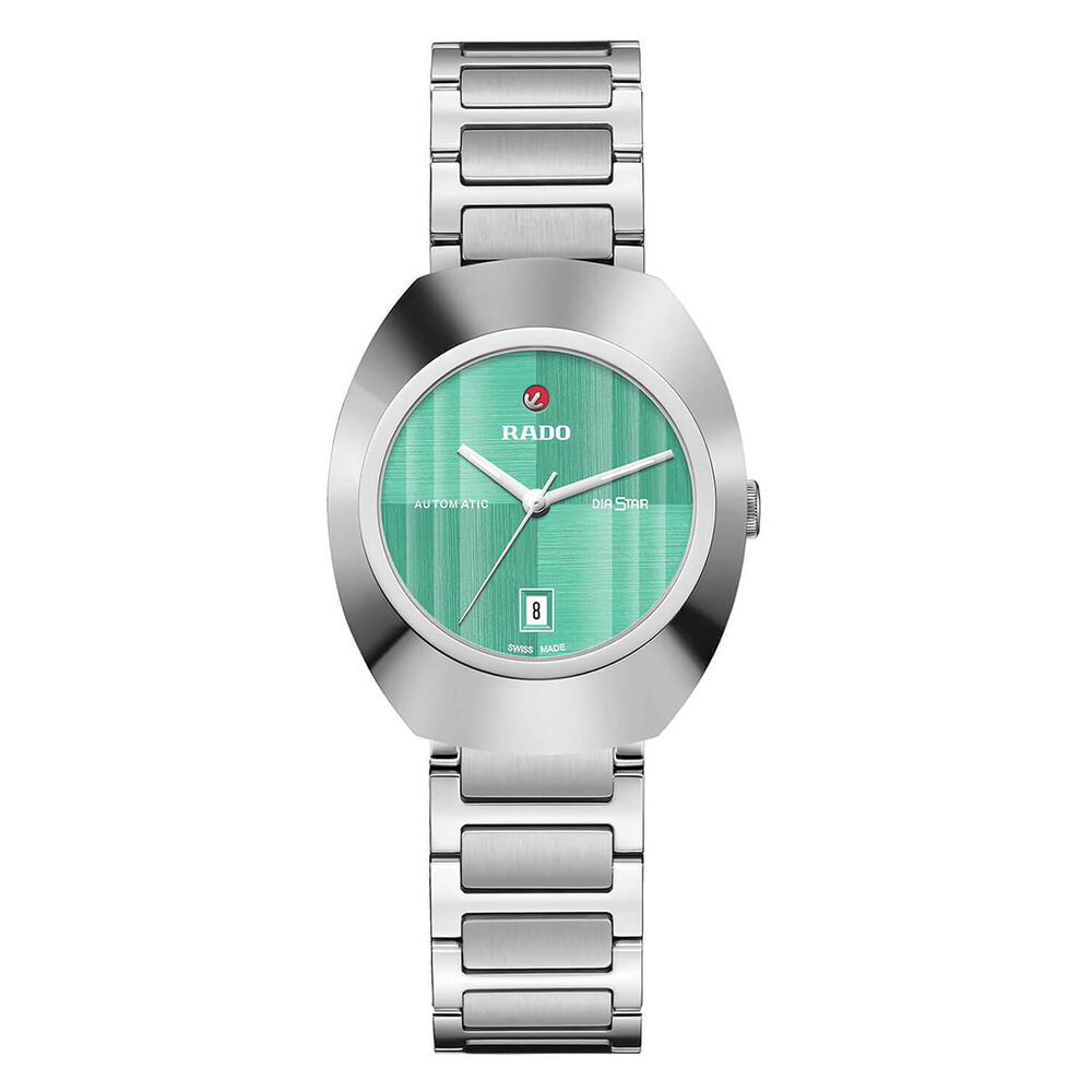 Rado DiaStar Original Automatic 30mm Green Dial Stainless Steel Bracelet Watch image number 0