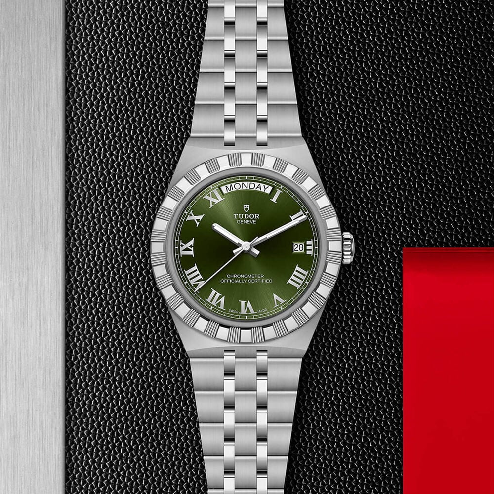 TUDOR Royal 40mm Green Dial Stainless Steel Bracelet Watch