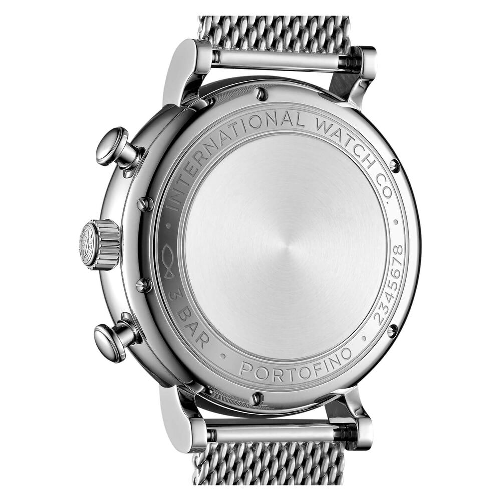 IWC Schaffhausen Portofino Chronograph Silver Dial Bracelet Watch image number 4