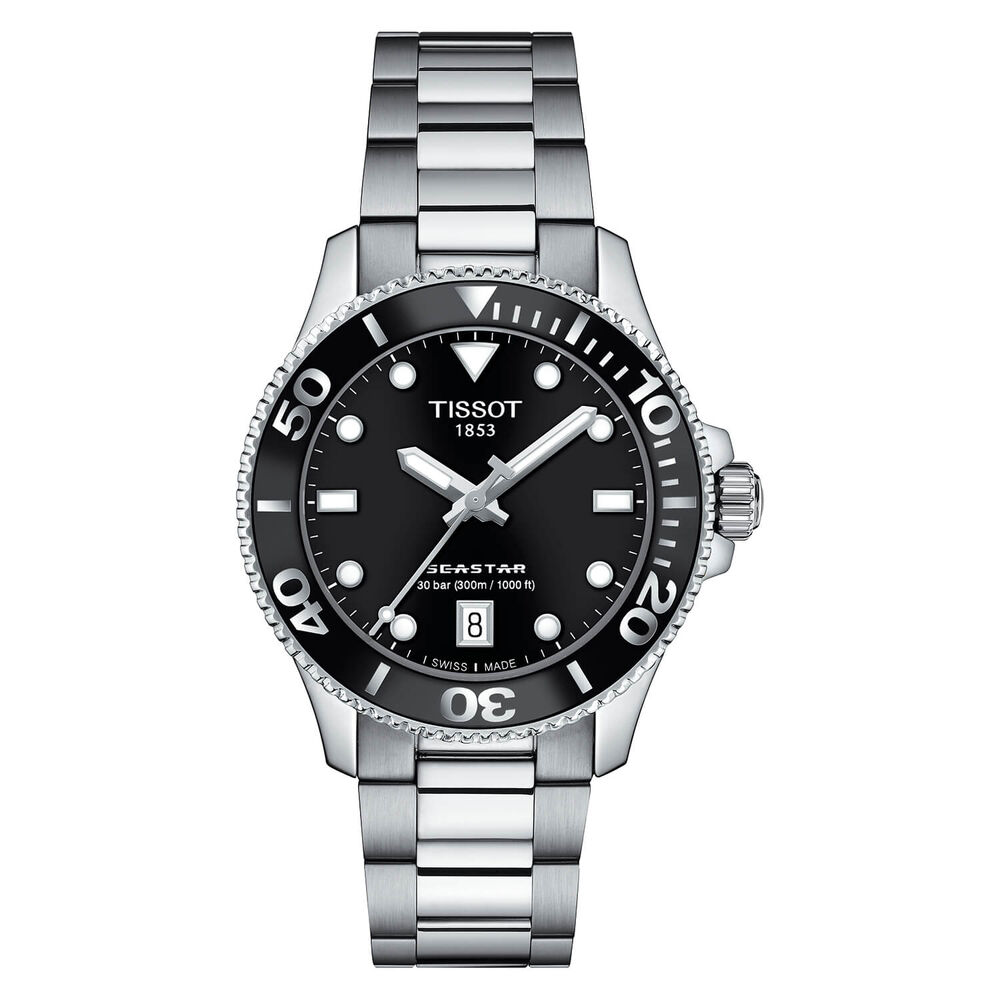 Tissot Seastar 1000 36mm Black Dial & Bezel Bracelet Watch
