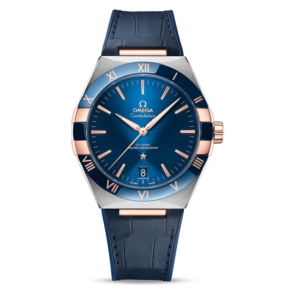 OMEGA Constellation Co-Axial Master Chronometer 41mm Blue Dial Blue Strap Watch