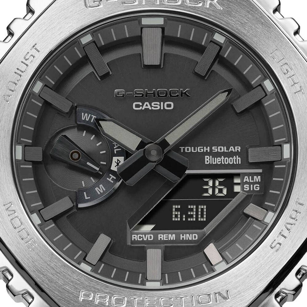G-SHOCK Full Metal 49.8mm Black Dial Stainless Steel Bracelet Watch image number 2