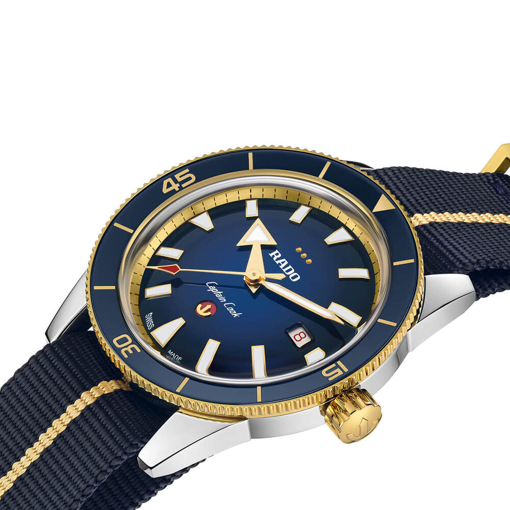 Rado Captain Cook x European Cricket Special Edition 42mm Blue Dial Watch
