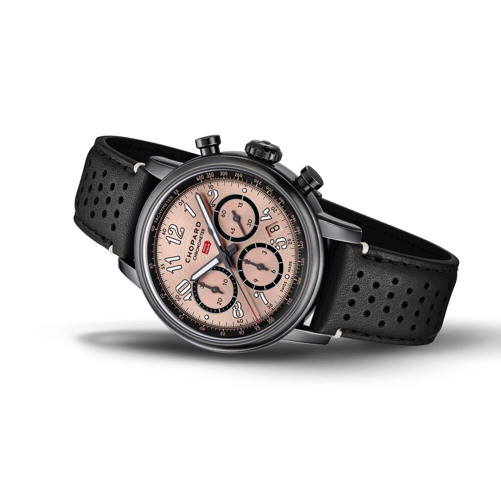 Chopard Mille Miglia Classic Patina 40.5mm Dial Black Leather Strap Watch