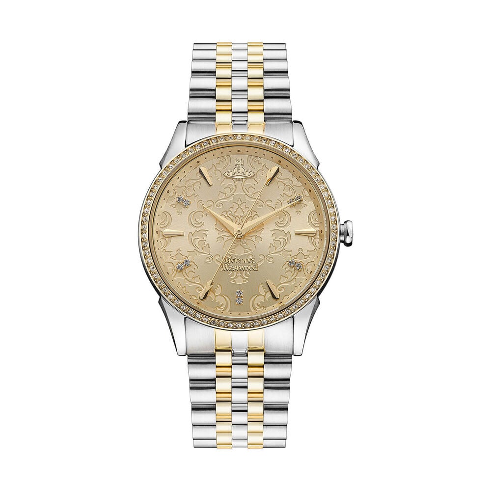 Vivienne Westwood The Wallace 38mm Champagne Dial Two Tone Steel Bracelet Watch image number 0