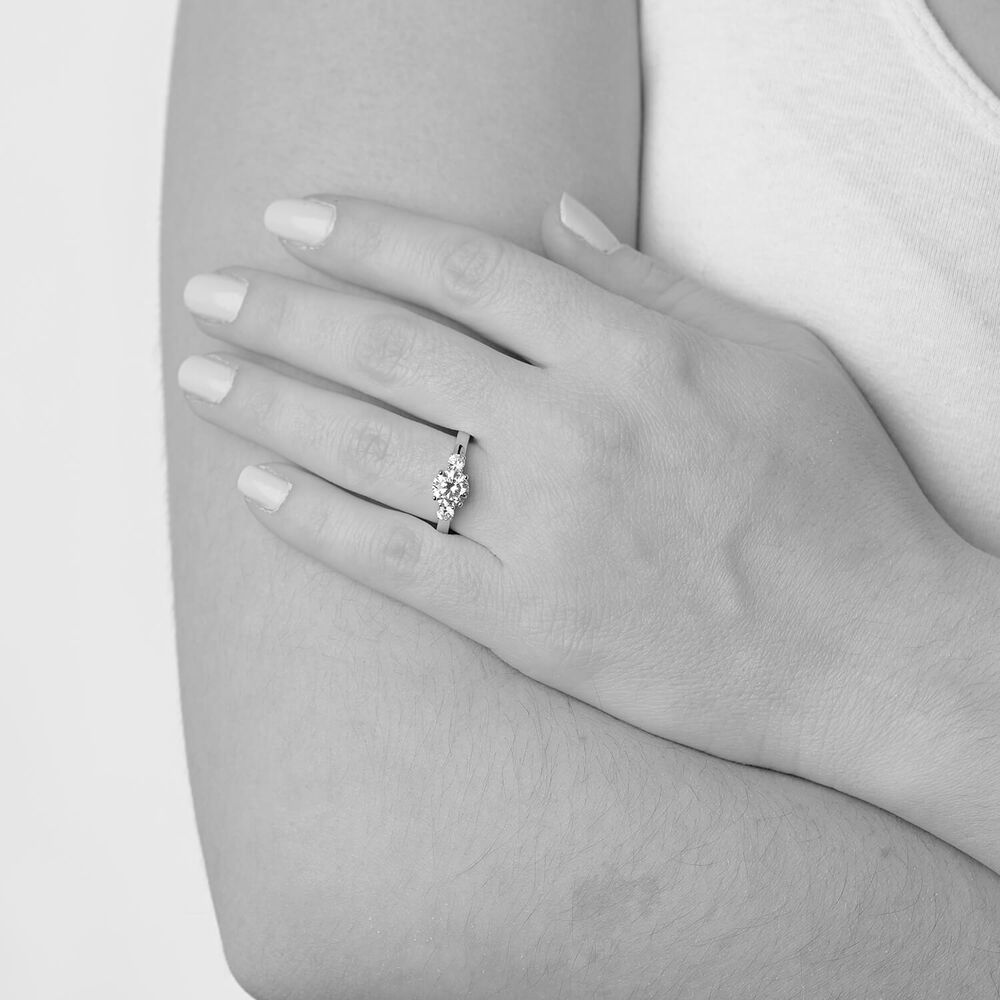 Ladies Sterling Silver Dress Ring image number 5