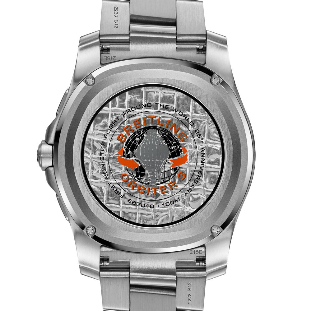 Breitling Aerospace B70 Orbiter 43mm Orange Dial Titanium Bracelet Watch