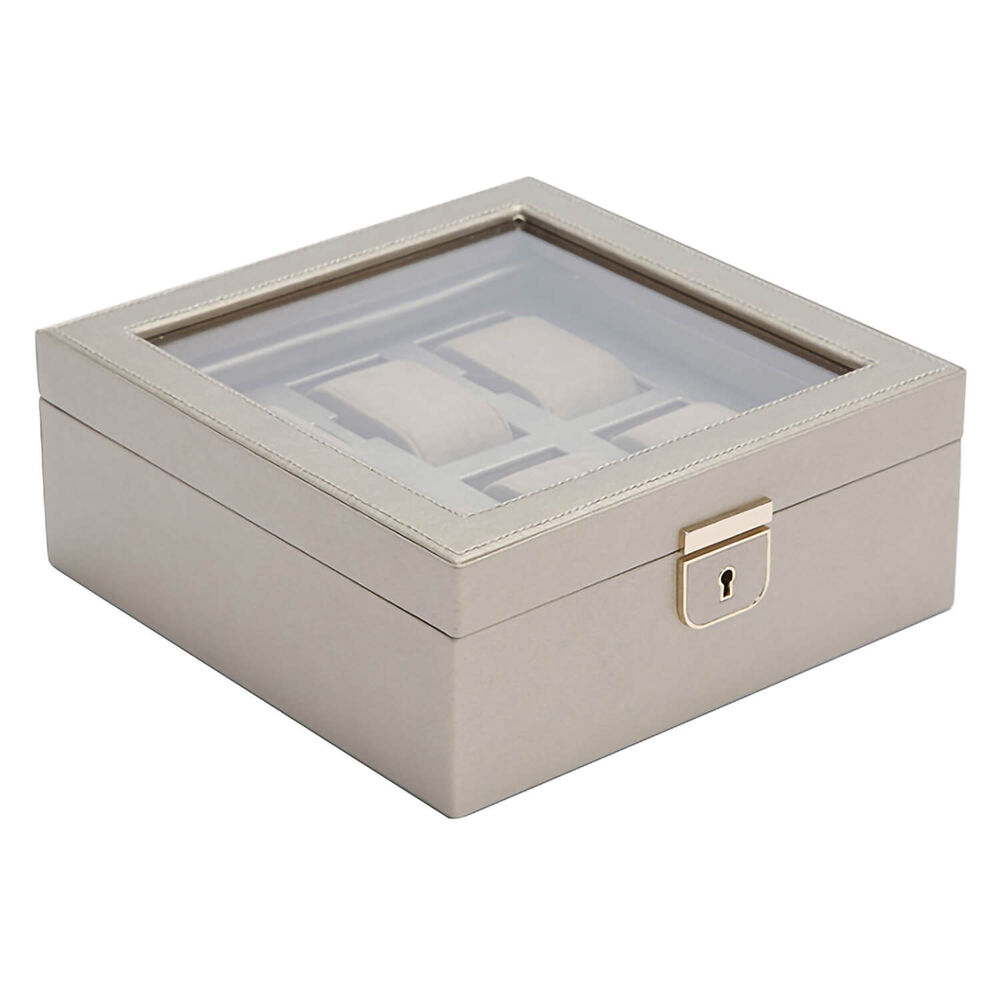 WOLF PALERMO 6pc Pewter Watch Box image number 3