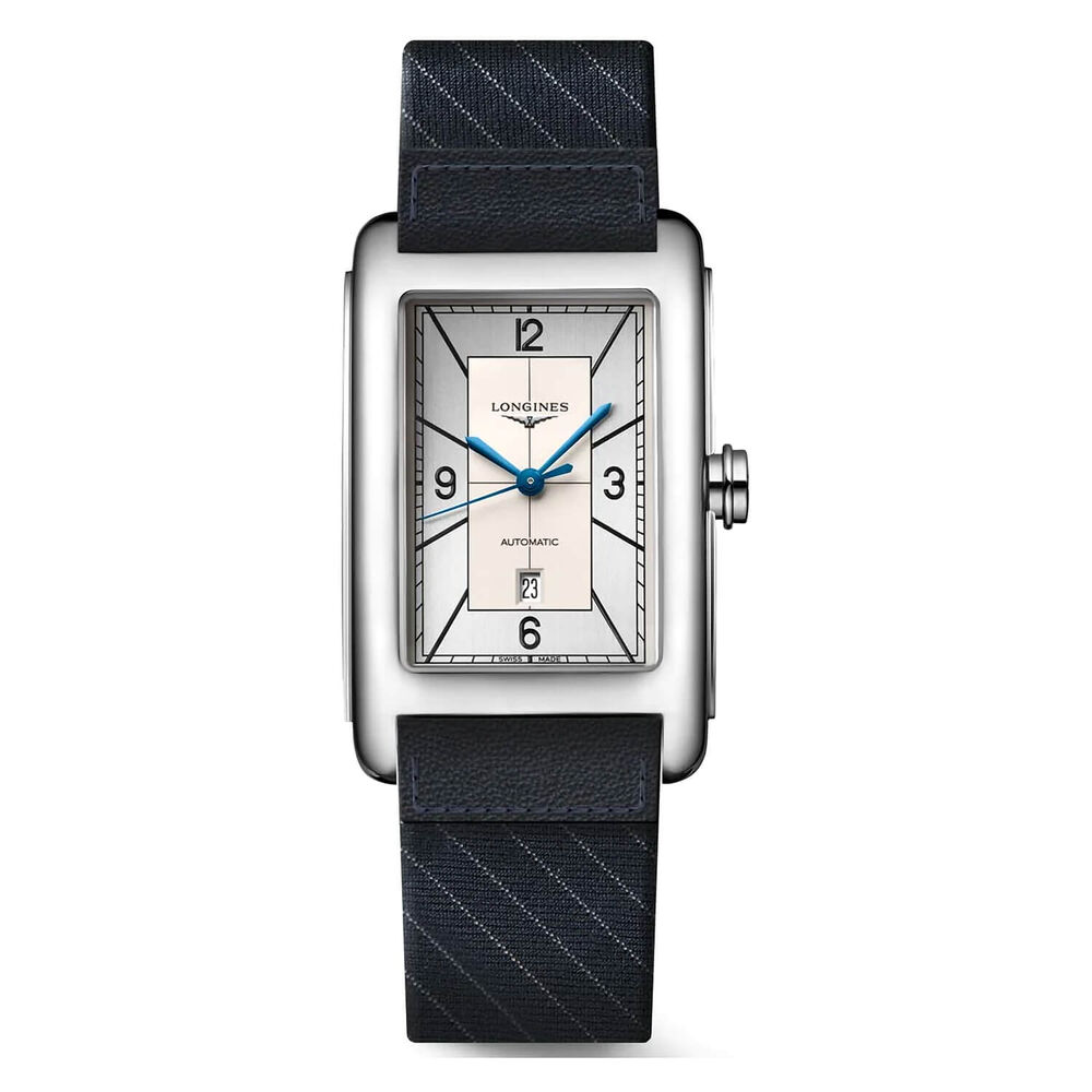 Longines DolceVita 27.70 x 43.80mm Silver Dial Leather Strap Mens Watch image number 0