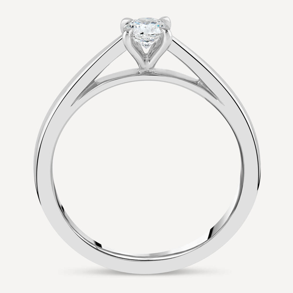 Platinum 0.25ct Amia Diamond Solitaire Ring image number 4