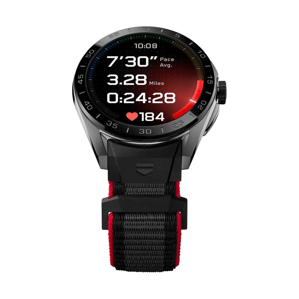 TAG Heuer Connected Calibre E5 45mm Dial Black Rubber Strap Watch image number 4
