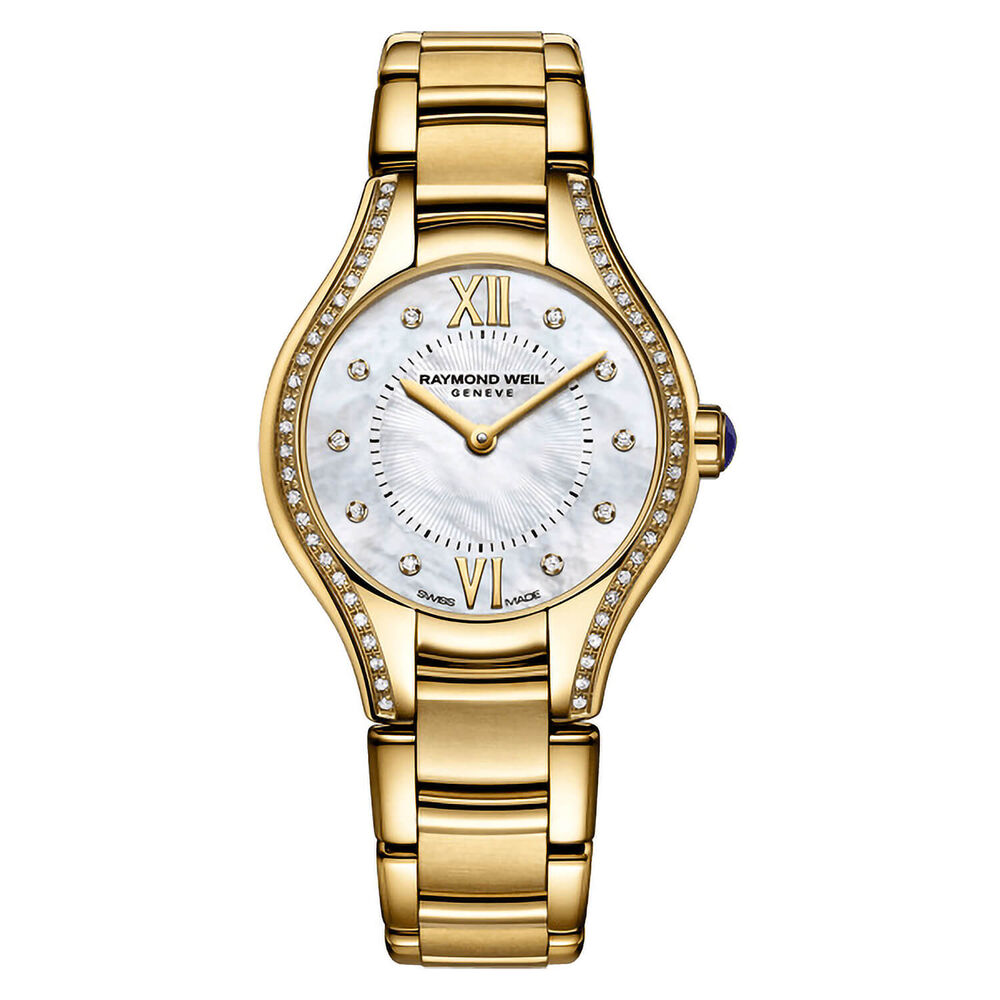 Raymond Weil Noemia 24mm Silver Dial Yellow Gold PVD Case & Bracelet Watch image number 0