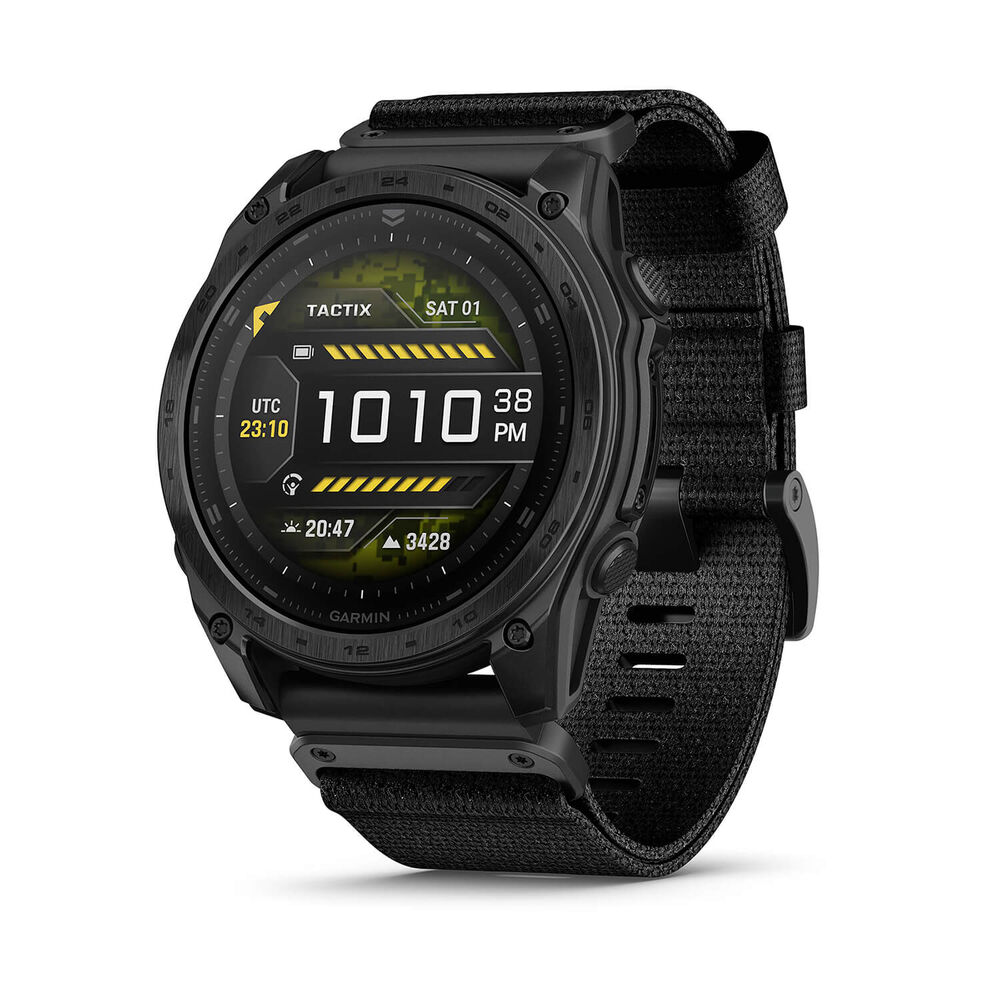 Garmin tactix® 8 AMOLED 51mm Dial Black Silicon Strap Watch