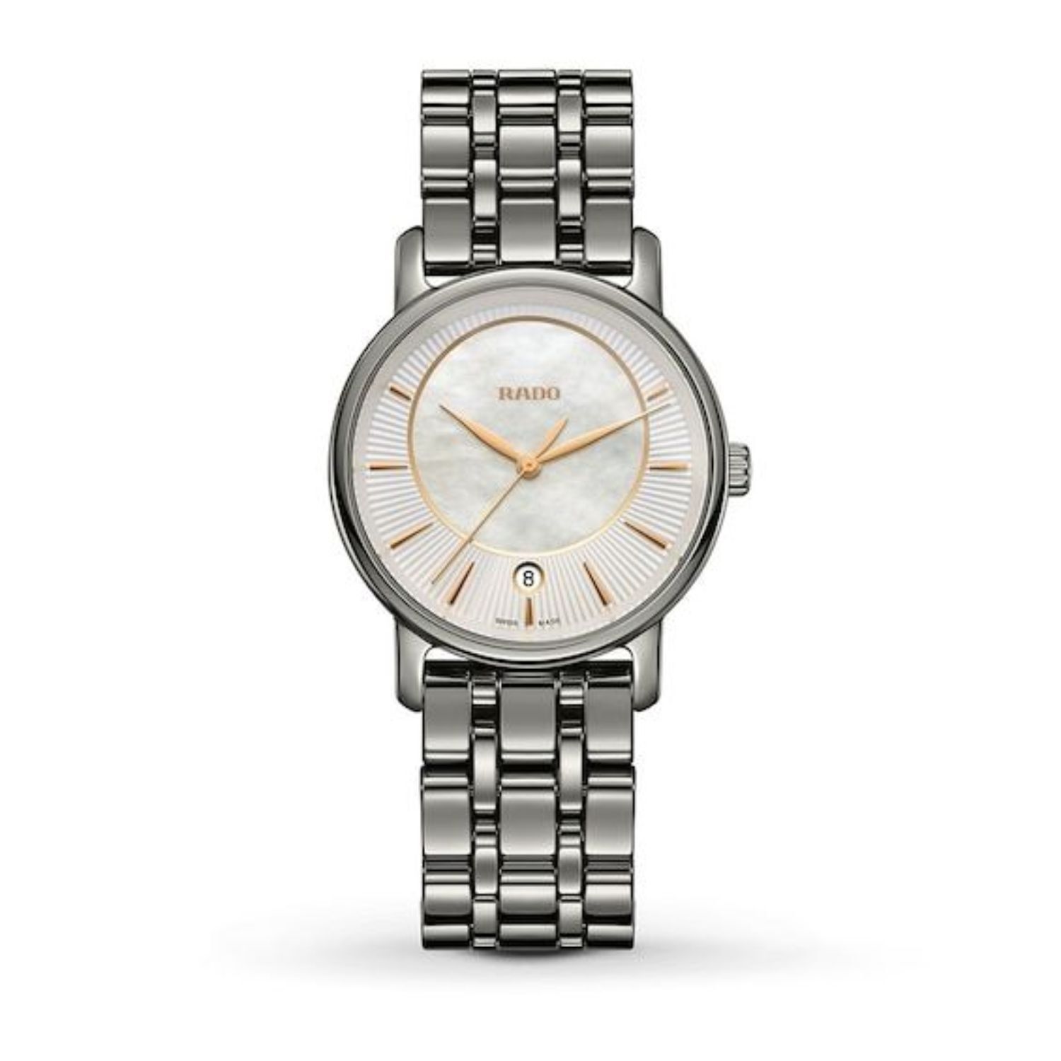 Rado Diamaster Mother Of Pearl Dial Ceramic Case Watch