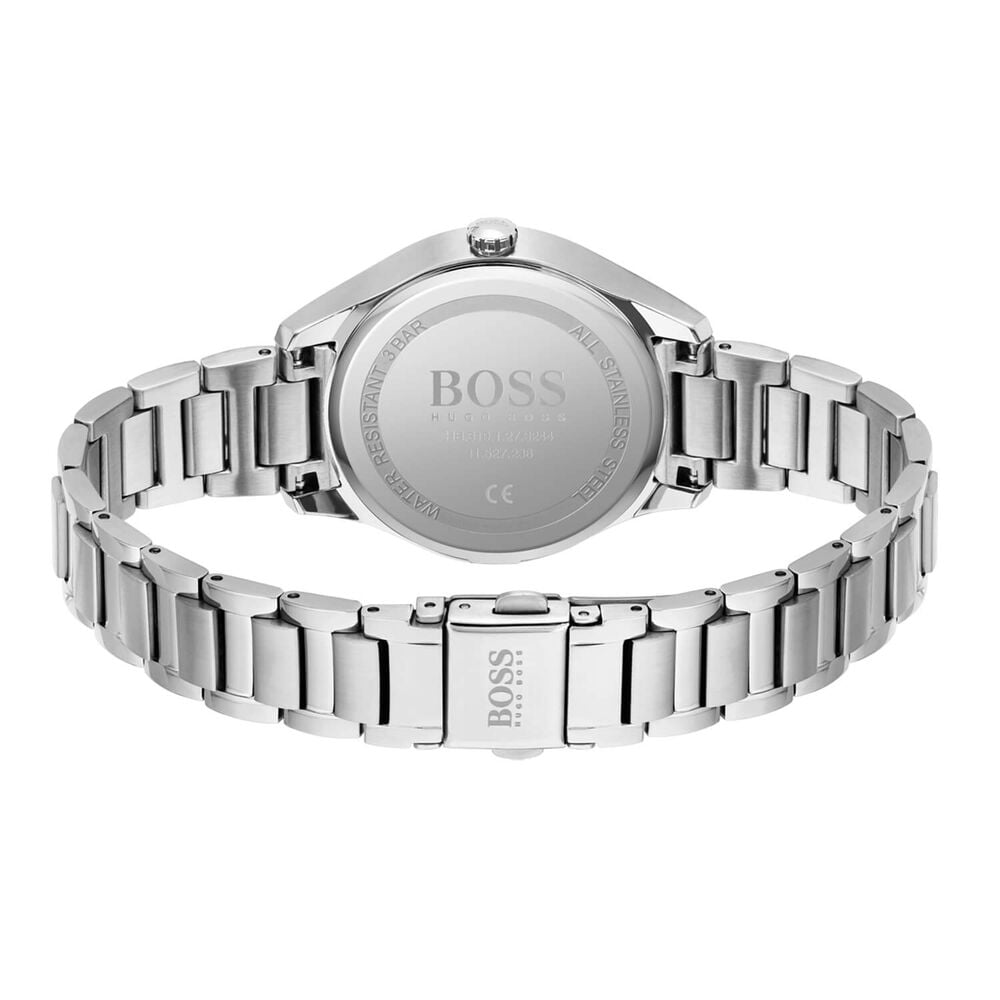 Hugo BOSS Grand Course 36mm Rose Dial Steel Case Bracelet Watch image number 2