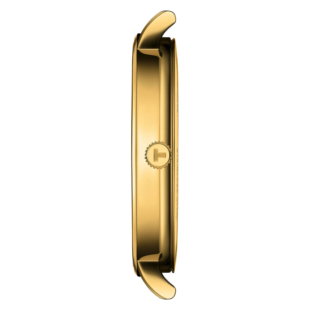 Tissot Everytime 40mm Green Dial Yellow Gold Steel Bracelet Watch