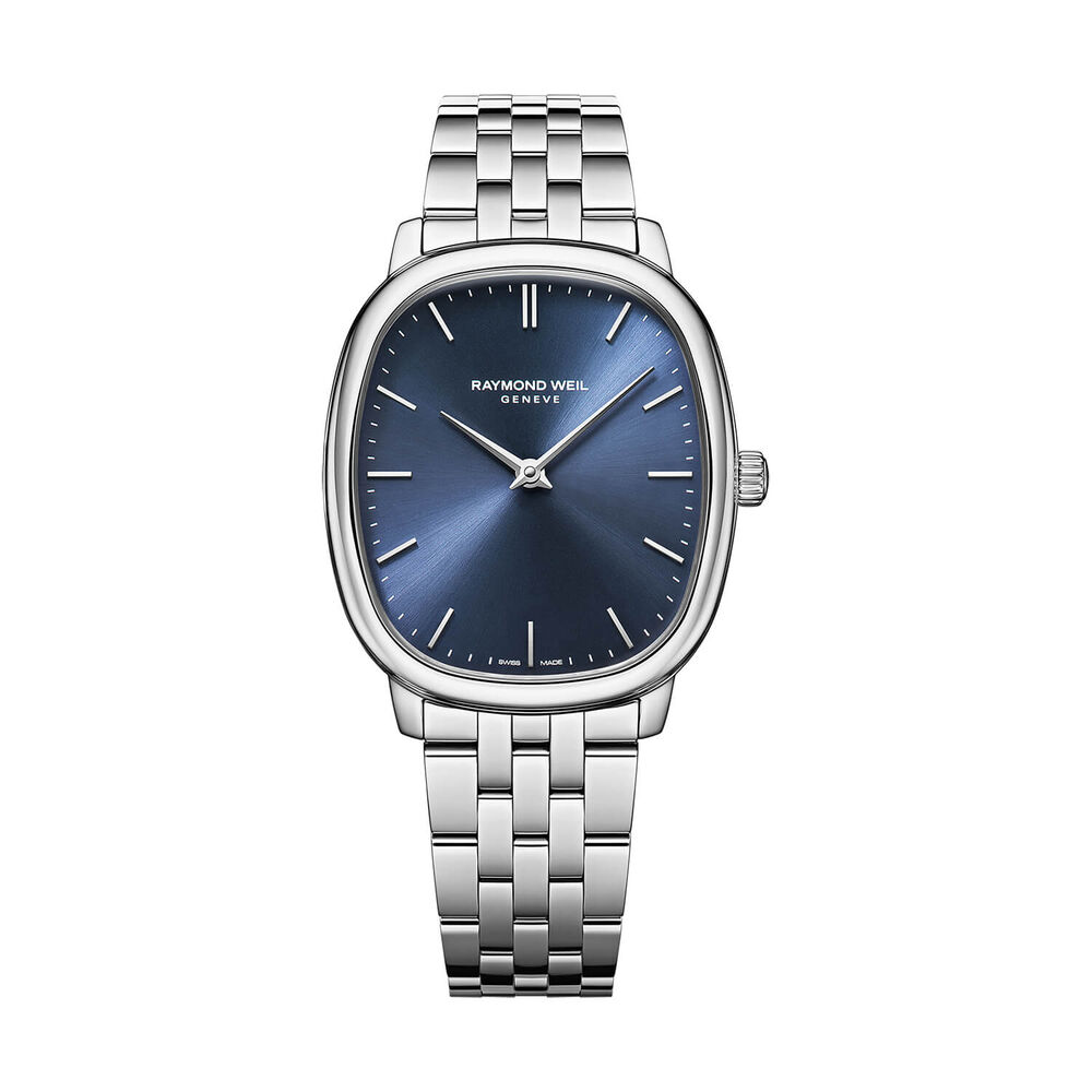 Raymond Weil Toccata Heritage 33x38mm Blue Dial Steel Bracelet Watch image number 0