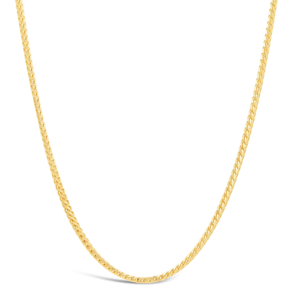 9ct Yellow Gold Franco Med 20' 3.4g Chain Necklace image number 0