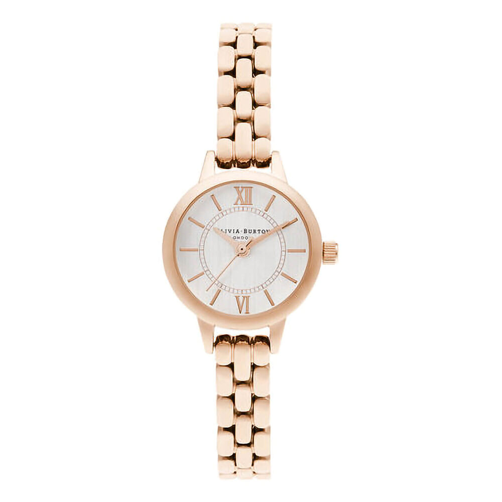 Olivia Burton Mini Dial 23mm Rose Gold Bracelet Watch