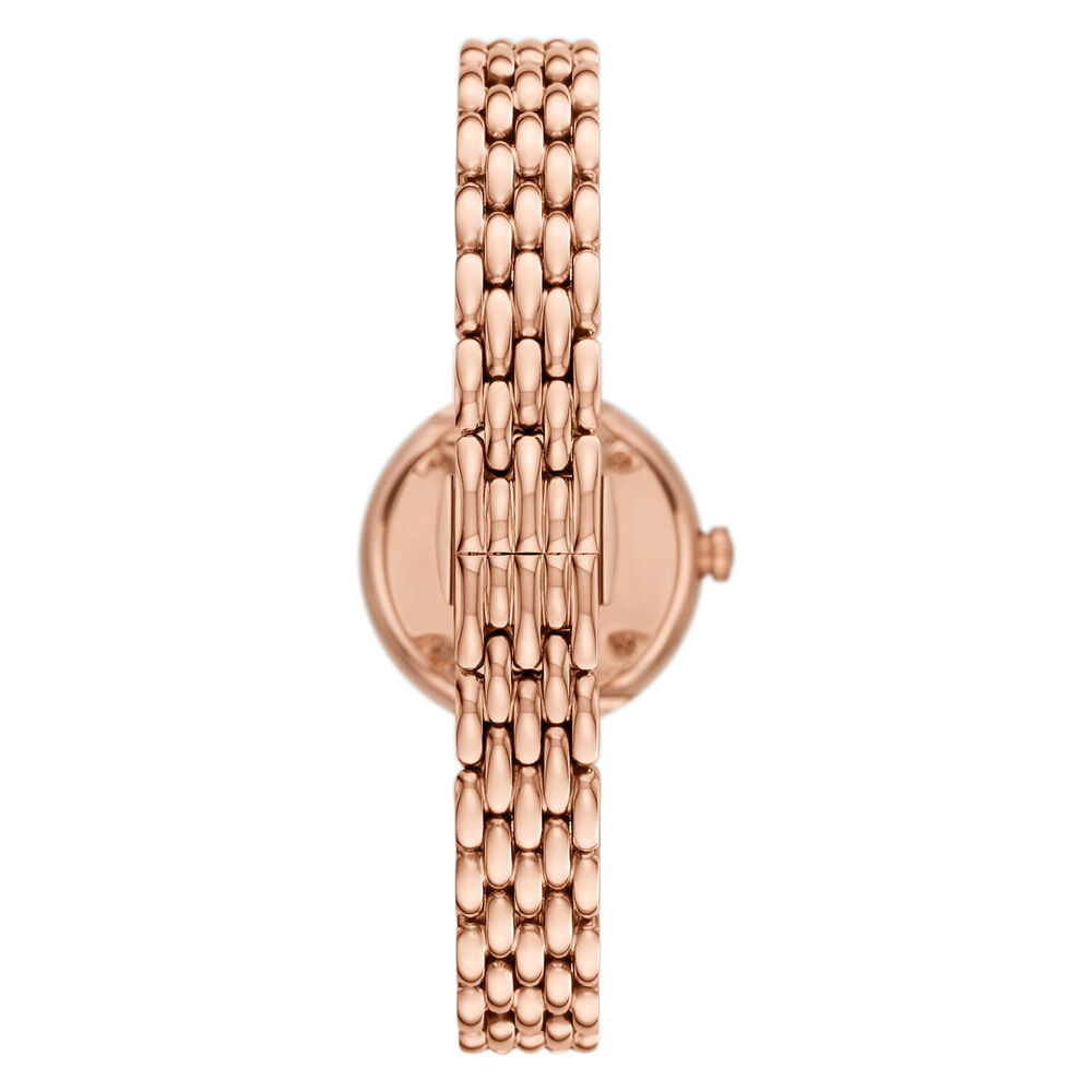 Emporio Armani Rosa 26mm Mother of Pearl Dial Rose Gold Bracelet Watch