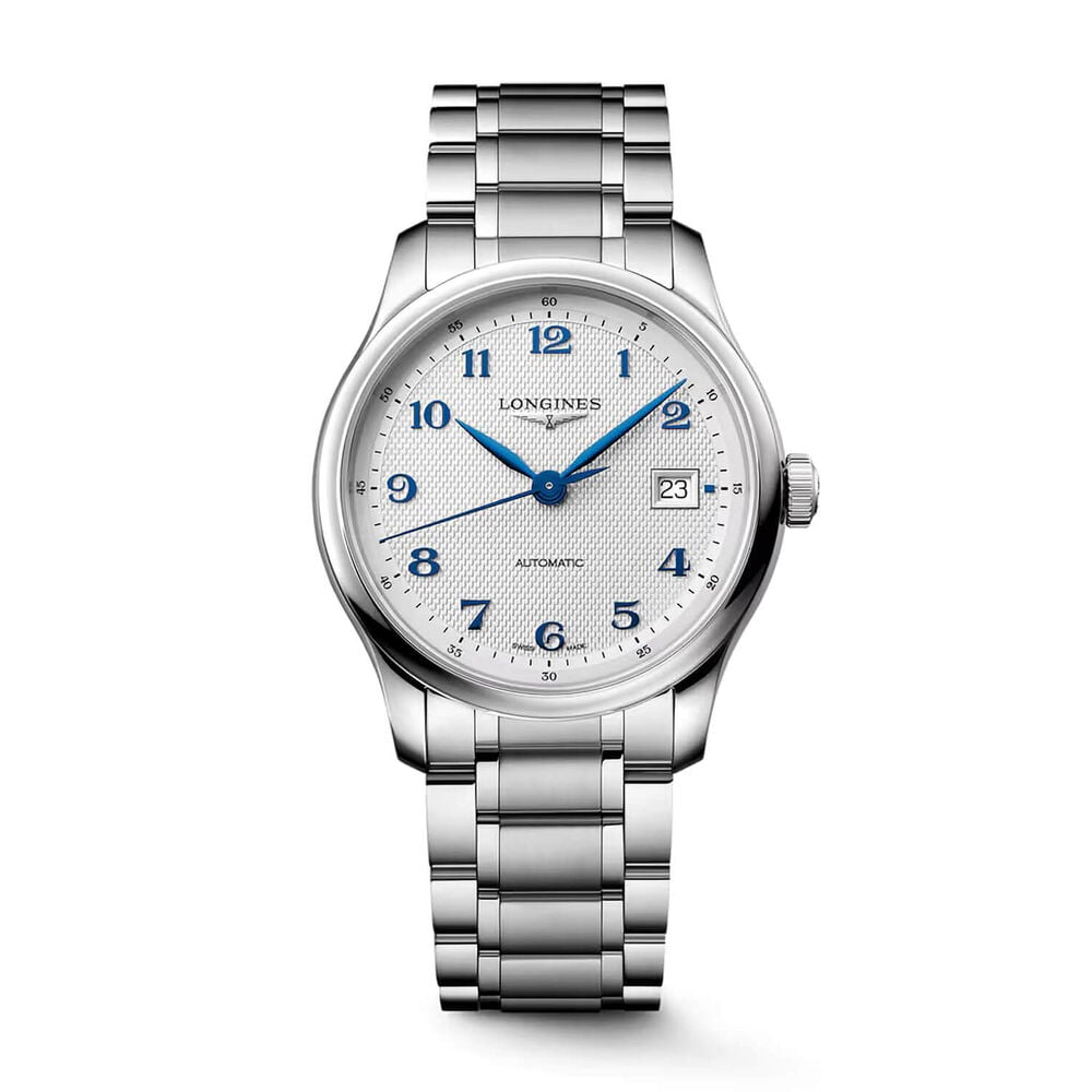 Longines Master Collection 39mm Silver Dial Stainless Steel Bracelet Watch