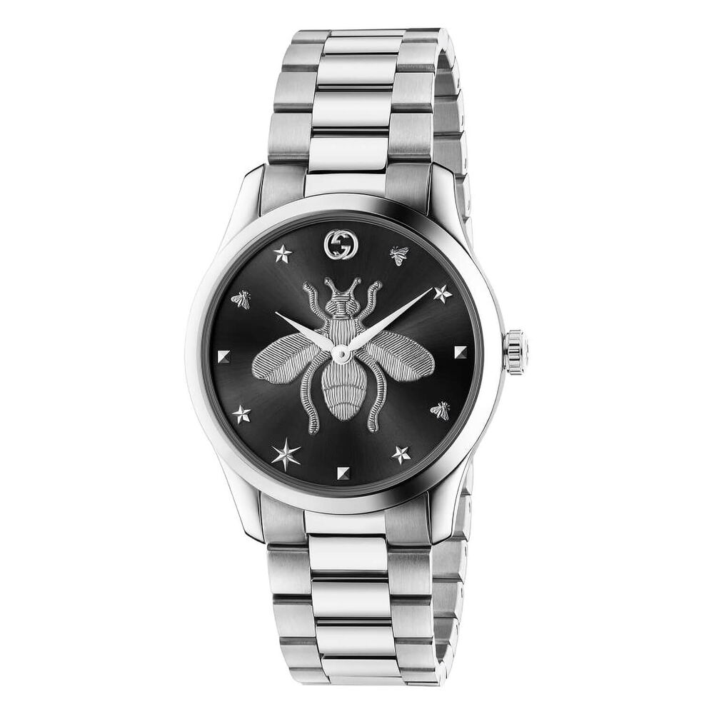 Gucci G-Timeless Black Dial 38mm Unisex Watch image number 0